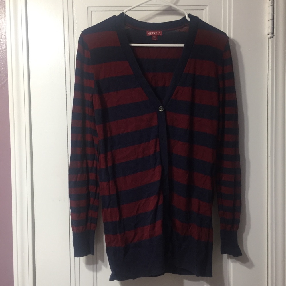 Striped cardigan